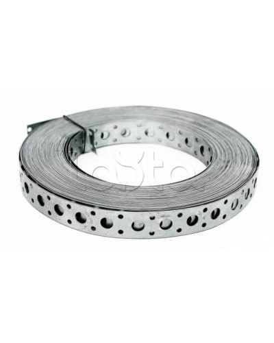 Лента монтажная перфорированная прямая для прямого монтажа ЛМП 12х0,55 (25 м.) Промрукав (PR08.3830) в Новороссийске Стяжки-хомуты Pintop.ru