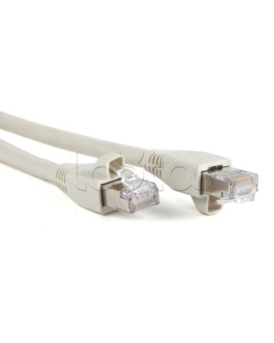 Патч-корд RJ45-RJ45, 4 пары, STP, кат.6a, LSZH (2м) Hyperline PC-LPM-STP-RJ45-RJ45-C6a-2M-LSZH-GY в Новороссийске Патчкорды (медные) Pintop.ru