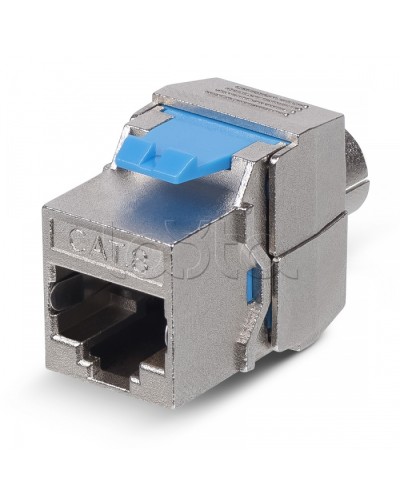Вставка Keystone Jack RJ-45(8P8C) Cabeus KJ-RJ45-Cat.8-SH-180-Toolless в Новороссийске Модули Keystone Pintop.ru