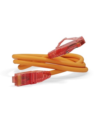 Патч-корд U/UTP Hyperline PC-LPM-UTP-RJ45-RJ45-C5e-5M-LSZH-OR в Новороссийске Патчкорды (медные) Pintop.ru