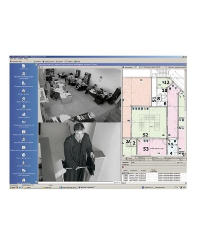 ПО Модуль Центральный пост PERCo-SM13 в Новороссийске Сетевая СКУД Perco Pintop.ru