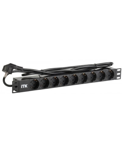 Блок розеток 9 розеток ITK PH22-9D1-P ITK PDU в Новороссийске Блоки розеток Pintop.ru