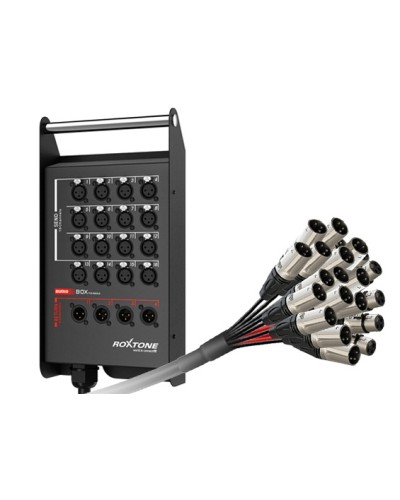 Кабель многожильный со сценической коробкой, с разъемами Roxtone+Neutrik ROXTONE STBN1604L35 в Новороссийске Аксессуары для СОУЭ Pintop.ru