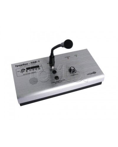 Пульт звукового вещания одноканальный ТРОМБОН-ПЗВ-1 в Новороссийске Система оповещения и трансляции Pintop.ru