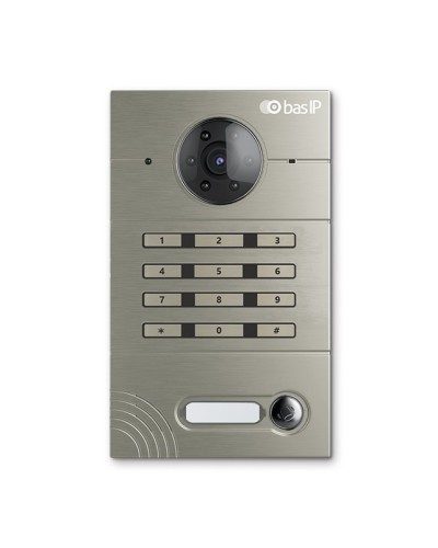 Панель вызывная BAS-IP AV-01KD GREY в Новороссийске Вызывные видеопанели малоабонентные Pintop.ru