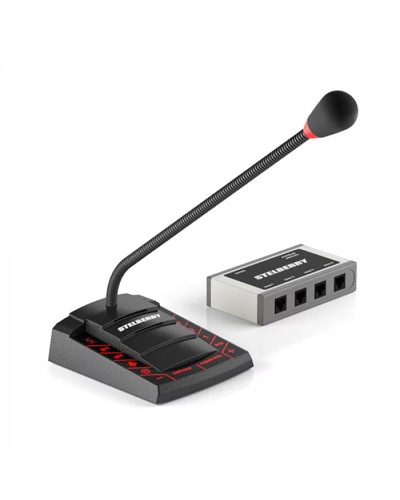 Пульт громкого оповещения STELBERRY F-740 в Новороссийске Микрофонные консоли и микрофоны Pintop.ru