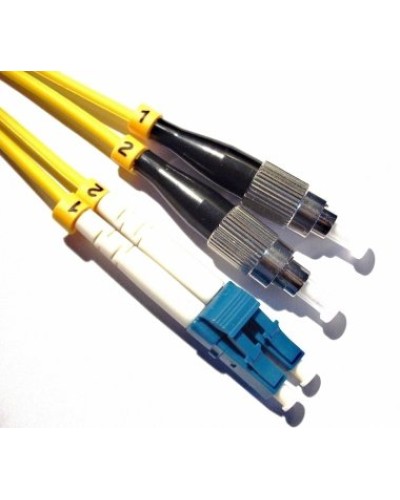 Патч-корд оптический, PVC, дуплексный, LC/UPC-FC/UPC, SM OS2, 2.0 м TWT (TWT-2LC-2FC/SU-2.0) в Новороссийске Патч-корды оптические Pintop.ru