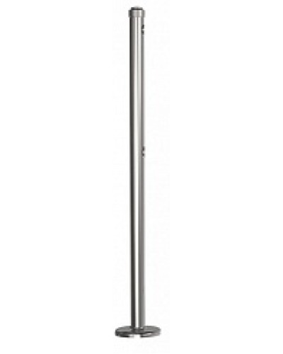 Стойка стационарная хромированная Ростов-Дон ОБ1/0-0 ХРОМ в Новороссийске Ограждения Pintop.ru