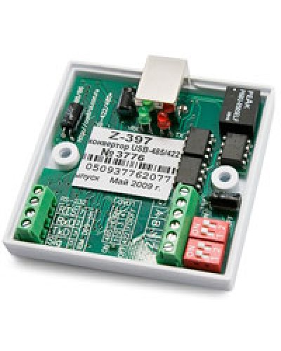Конвертер специальный с гальванической развязкой USB RS422/485 IronLogic Z-397 (мод. USB) в Новороссийске Сетевая СКУД Matrix Pintop.ru