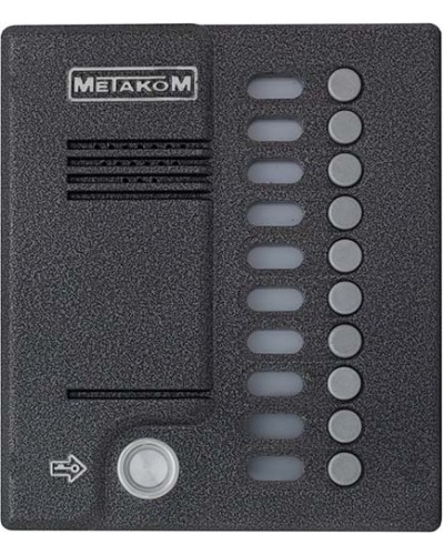 Блок вызова домофона Метаком МК10.2-ТМ4Е в Новороссийске Блоки вызова многоабонентные Pintop.ru