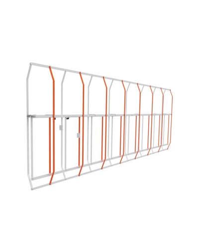 Шторка стрелы шлагбаумов GT высотой 1,3 м (модуль 1721 мм) Came 803XA-0350 в Новороссийске Запчасти для шлагбаумов и автоматики Pintop.ru