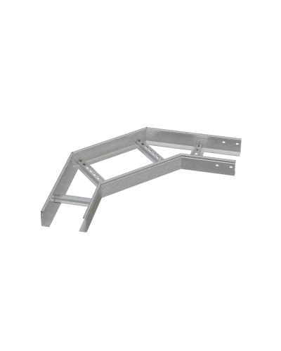 Угол лестничный горизонтальный 90 гр. 80х400х1,2 мм INOX304 N КМ-Профиль (LGL90-80-400-1.2 INOX304 N) в Новороссийске Аксессуары для лотков Pintop.ru