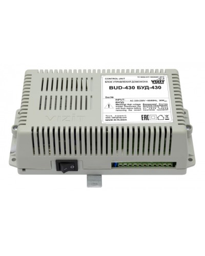 Блок управления Vizit БУД-430M в Новороссийске Блоки управления многоабонентные Pintop.ru