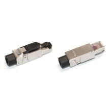 Разъем полевой оконцовки RJ-45 (8P8C) Hyperline PLUD-8P8C-S-C6A-SH