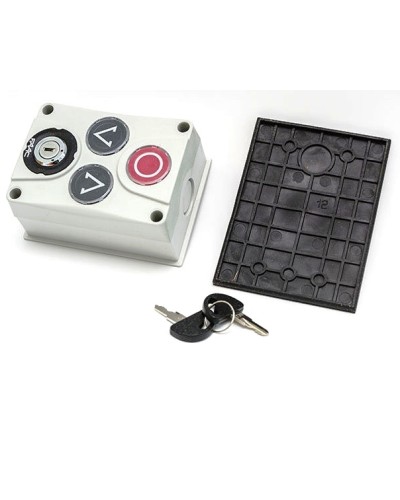 Панель управления 3х кнопочная с ключом Faac 402500 в Новороссийске Устройства радиоуправления для шлагбаумов и автоматики Pintop.ru