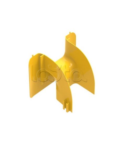 Спуск кабельный под оптический лоток Hyperline FBTR-OUT120 в Новороссийске Аксессуары для лотков Pintop.ru