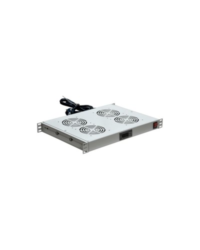 Модуль вентиляторный с термостатом 19 1U с 4-мя вентиляторами REXANT 04-2605 в Новороссийске Вентиляторные модули Pintop.ru