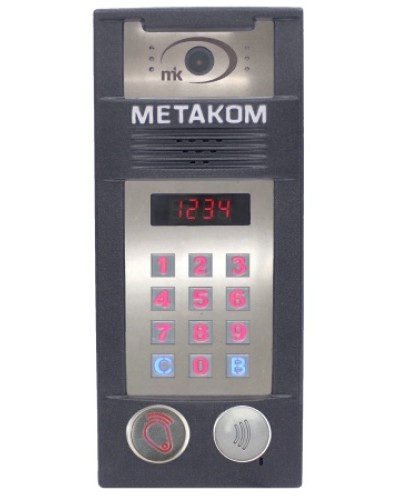 Многоабонентый антивандальный блок вызова со встроенной гибридной видеокамерой Метаком MК2018-RFMFСVH в Новороссийске Блоки вызова многоабонентные Pintop.ru