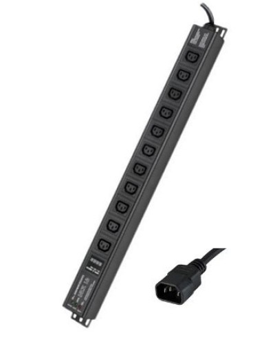 Блок распределения питания вертикальный для 19 шкафов DKC R5VIEC11CDOP в Новороссийске Блоки розеток Pintop.ru