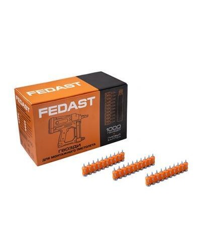 Гвозди 3,0*16 мм для монтажного пистолета с кованым наконечником (1000 шт/уп) FEDAST (fd3016mgbp) в Новороссийске Крепеж: Дюбели, шурупы, саморезы Pintop.ru