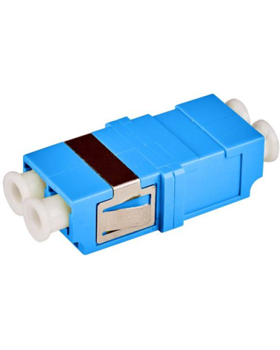 Адаптер оптический LC, OM3, корпус SC без фланцев, дуплексный LANMASTER LAN-2LCS/NF-AM-OM3 в Новороссийске Коннекторы Pintop.ru