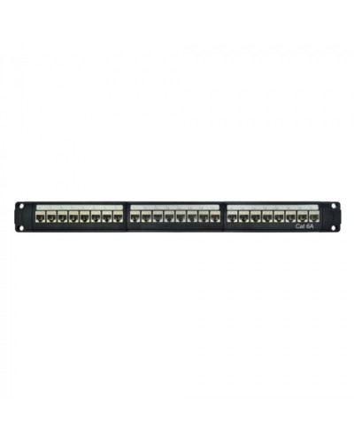 Патч-панель модульная 19, 1U, CAT6A, 24 порта RJ45, экранированная DKC RN6APPF24 в Новороссийске Патч панель Pintop.ru