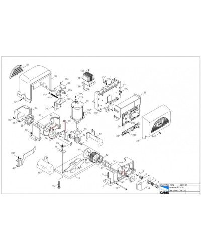 Плата S6000/7000 Came 119RIR123 в Новороссийске Запчасти для шлагбаумов и автоматики Pintop.ru