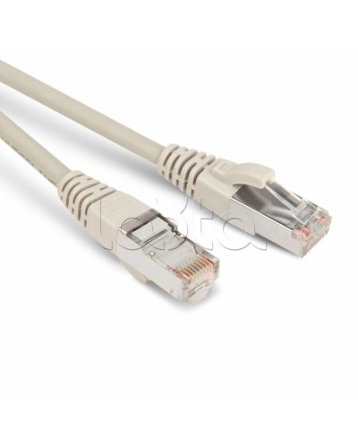 Патч-корд RJ45-RJ45, 4 пары, STP, кат.5е, LSZH (5м) Hyperline PC-LPM-STP-RJ45-RJ45-C5e-5M-LSZH-GY в Новороссийске Патчкорды (медные) Pintop.ru