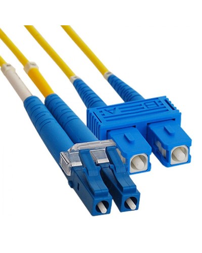 Патч-корд оптический переходной (SM), 9/125 (OS2), LC/UPC-SC/UPC, (Duplex), LSZH, 2м REXANT 50-2410 в Новороссийске Патч-корды оптические Pintop.ru