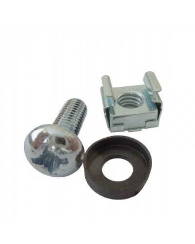 Комплект крепежа (винт М5 чёрный, гайка кузовная М5, шайба 5 чёрная по 40шт) МЕТА 9919 в Новороссийске Система оповещения и трансляции Мета Pintop.ru