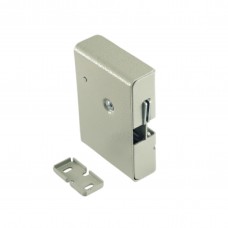 Замок электромеханический с толкателем и датчиком положения двери Promix-SM308.10.1 (серебро)