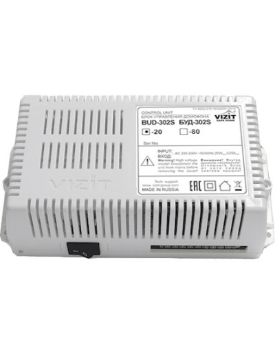 Блок управления и питания Vizit БУД-302S-20 в Новороссийске Блоки управления многоабонентные Pintop.ru