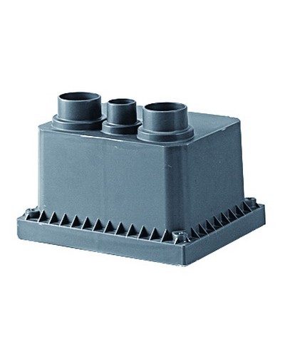 Колодец переходной смотровой 225x175x145 с крышкой для двустенных труб DKC (025001) в Новороссийске Повороты, муфты, тройники Pintop.ru