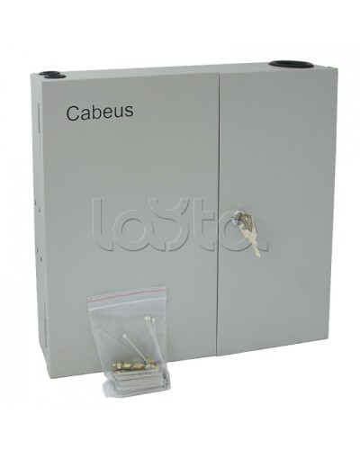 Бокс оптический настенный 19 на 16 SC/2xLC портов Cabeus FO-WL-16SC-K в Новороссийске Кросс оптический Pintop.ru