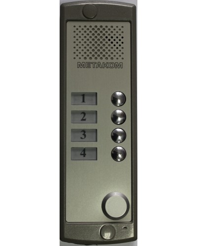 Блок вызова домофона Метаком MK4-K-RF в Новороссийске Блоки вызова многоабонентные Pintop.ru