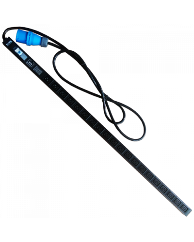 Блок розеток верт, 1-фазный с авт., A/V-метр, 16A / 250V, 20xC19, шнур 3.0 м, IEC309 TWT (TWT-PDVI-20C9-I9) в Новороссийске Блоки розеток Pintop.ru