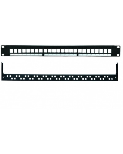 Патч-панель 19”, 1U, 24 порта UTP Eurolan (27B-00-24BL) в Новороссийске Патч панель Pintop.ru