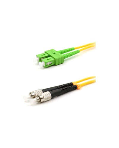 Патч-корд оптический переходной (SM), 9/125 (OS2), SC/APC-FC/UPC, (Duplex), PVC, 5м REXANT 50-2857-1 в Новороссийске Патч-корды оптические Pintop.ru