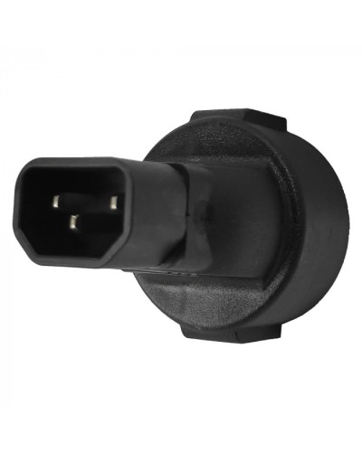 Адаптер переходной, розетка Schuko - вилка C14, 220В, 10А, черный LANMASTER (LAN-PPS/14-BK) в Новороссийске Проходные адаптеры и розетки оптические Pintop.ru