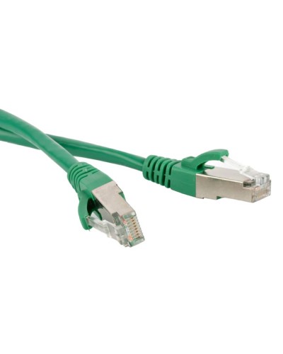 Патч-корд F/UTP Hyperline PC-LPM-STP-RJ45-RJ45-C6-15M-LSZH-GN в Новороссийске Патчкорды (медные) Pintop.ru