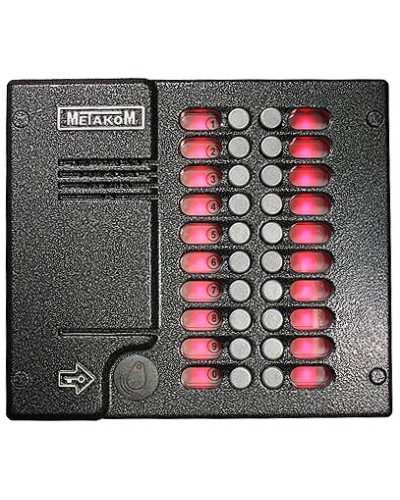 Блок вызова домофона Метаком MK20.2-RFEV в Новороссийске Вызывные видеопанели малоабонентные Pintop.ru