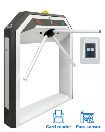 CARDDEX Комплект тумбового турникета со встроенным картоприемником STR-03KEC в Новороссийске Турникеты Pintop.ru