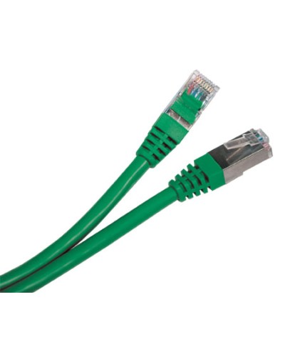 Патч-корд RJ45-RJ45, 4 пары, STP, кат.5е, LSZH (1м) Hyperline PC-LPM-STP-RJ45-RJ45-C5e-1M-LSZH-GN в Новороссийске Патчкорды (медные) Pintop.ru