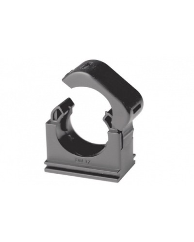 Держатель с крышкой DN 10 мм, полиамид, цвет чёрный DKC PASW10N в Новороссийске Держатели, клипсы, скобы Pintop.ru