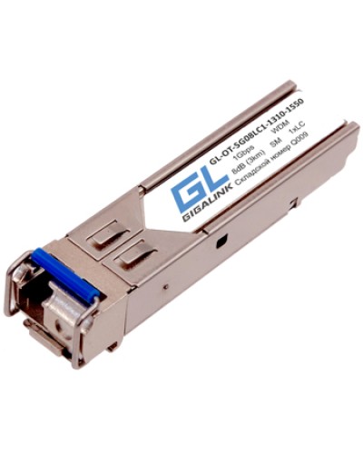 Модуль SFP WDM GL-OT-SG08LC1-1550-1310-D GL-10RLC-D Gigalink в Новороссийске Модули SFP/XFP/GBIC Pintop.ru