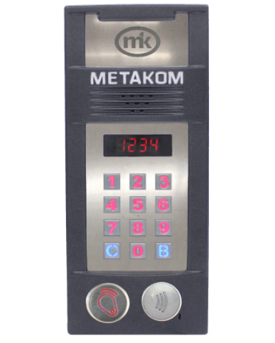 Многоабонентый антивандальный блок вызова Метаком MК2018-RFMFС в Новороссийске Блоки вызова многоабонентные Pintop.ru