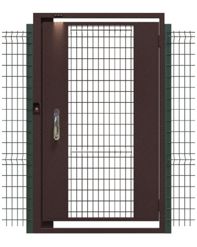 Калитка Стальная Наружная VIZIT-KСН-12-Пр в Новороссийске Калитки Pintop.ru