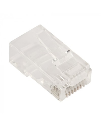 Коннектор RJ45 тип EZ, 8P8C, UTP, Cat.5e, универс, покрытие 50 микрон,100 шт LANMASTER (LAN-EZ45-8P8C/U5E-100) в Новороссийске Коннекторы и разъемы Pintop.ru