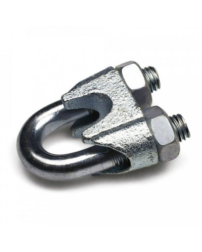 Зажим троса одинарный D4мм тип Слоник DIN 741 (100 шт/уп) Промрукав (PR08.3892) в Новороссийске Держатели, клипсы, скобы Pintop.ru