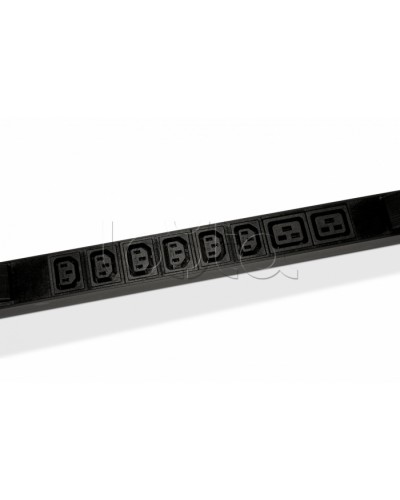 Блок розеток горизонтальный черн Hyperline (SHE19-6IEC-2BIEC-CB) в Новороссийске Блоки розеток Pintop.ru